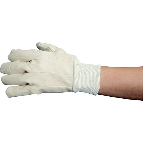 Rękawice robocze z tkaniny bawełnianej naturalne rozm. 9 Tuffsafe TFF9611120K-1