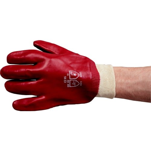 Rękawice robocze pokrywane PVC rozm. 9 Tuffsafe TFF9611400K