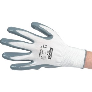 Płaskie rekawice powlekane nitrylem roz. 8 Sitesafe SSF9616302C