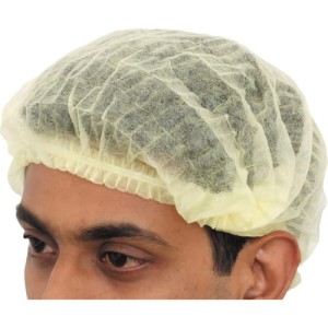 Czepek jednorazowy żółty 21" 100szt. Sitesafe SSF9625500Y