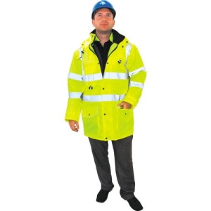 Płaszcz roboczy wodoodporny oddychający dobrze widoczny XL Tuffsafe TFF9628013D