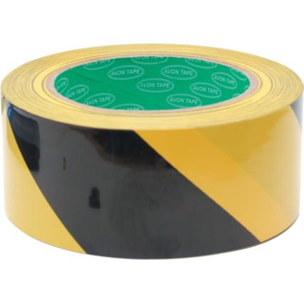 Taśma ostrzegawcza żółto-czarna 50mm Avon AVN9644030C AVN-964-4030C