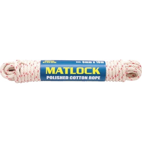 Lina bawełniana polerowana No.8 6mm 10m Matlock MTL9785910K