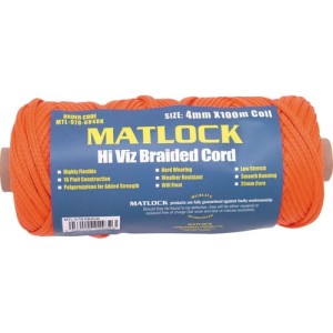 Sznur pleciony Hi-Vis 4mm 100m Matlock MTL9786840K