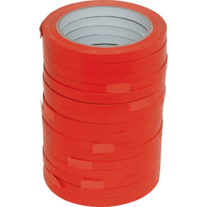 Taśma winylowa 9mm 66m czerwona 6szt. Avon AVN9812010K