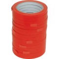 Taśma winylowa 9mm 66m czerwona 6szt. Avon AVN9812010K
