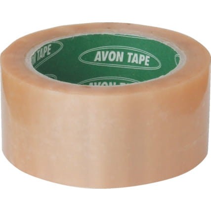 Taśma 50mm 66m z wysokojakościowego winylu do kartonów pławożółta Avon AVN9812070K