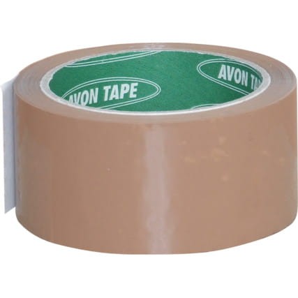 Taśma bezszelestna 48mm 66m polipropylenowa pławożółta Avon AVN9815000K