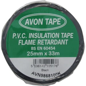 Taśma przemysłowa PVC zielona 25mm 33m Avon AVN9868100K PRO20