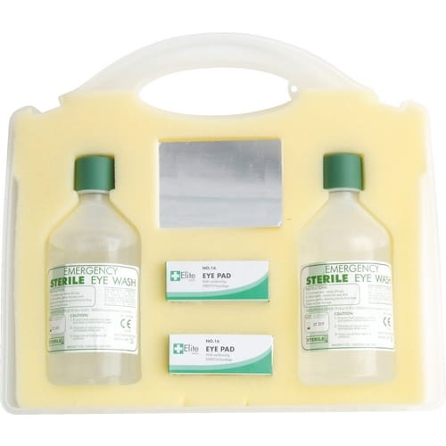 Zestaw do przemywania oczu 2x500ml waciki szafka wisząca Tuffsafe TFF9961950K