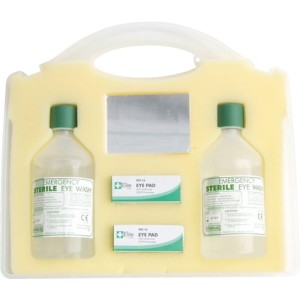 Zestaw do przemywania oczu 2x500ml waciki szafka wisząca Tuffsafe TFF9961950K