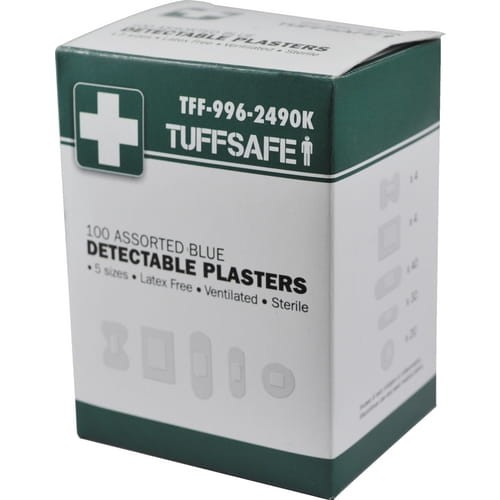 Plastry niebieskie 100szt. Tuffsafe TFF9962490K