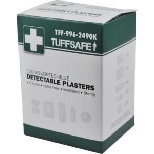 Plastry niebieskie 100szt. Tuffsafe TFF9962490K
