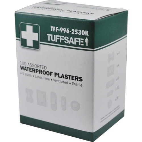 Plastry wodoodporne 100szt. Tuffsafe TFF9962530K
