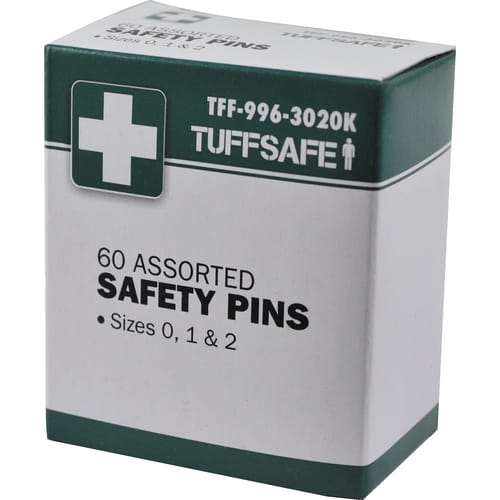 Agrafki rozmiar 0, 1 i 2 opak. 60szt. Tuffsafe TFF9963020K