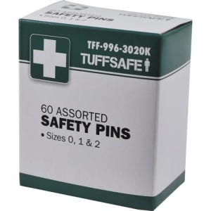Agrafki rozmiar 0, 1 i 2 opak. 60szt. Tuffsafe TFF9963020K