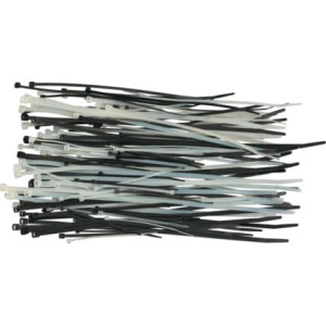 BLACK CABLE TIES 2.5mmASSORTED (PK-300) Edison EDI5153110K