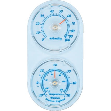 75/954/0 TWIN THERMOMETER/HUMIDITY DIALS Brannan BRN3125050E