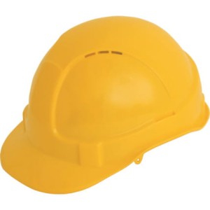 Kask ochronny przmysłowy wentylowany żółty Tuffsafe TFF9571160K