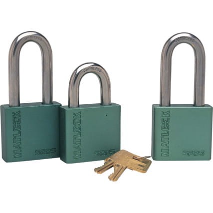 Kłódka 38x25mm antywłamaniowa aluminiowa Matlock MTL9505005K