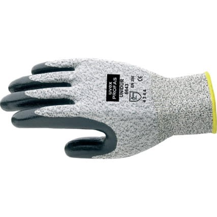 6643 UNIDUR DYNEEMA KNITBLACK COAT GLOVES SZ.10 Uvex UVX9614030D