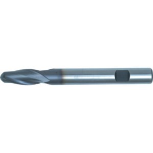 Frez trzpieniowy 4mm kulisty chwyt Weldon 2 ostrza HSS-Co SwissTech SWT1631264A PRO19-20