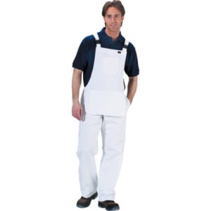 CDBBW PAINTERS BIB & BRACE WHITE 32" Beeswift Click Original Workwear CCK9620901B PRO20