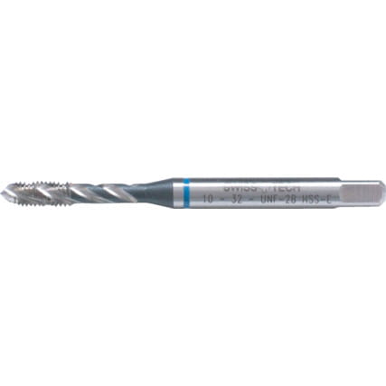 Gwntownik UNF 1/4"x28 do stali nierdzewnej ze spiralnym rowkiem BLF HSS-EV maszynowy Swisstech SWT1853241B