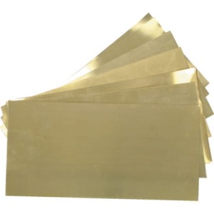 Mosiężne folie 0,001"-0,015" 6x12" precyzyjne taśmy do ustawiania maszyn 12szt. PCN4153500R