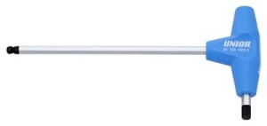 Klucz trzpieniowy 2,5mm sześciokątny z końcówką kulistą uchwyt T Unior (608276) 193HXS