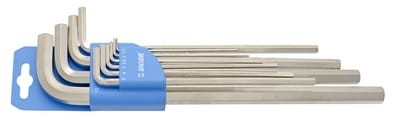 Zestaw długich kluczy imbusowych na plastikowym wieszaku 1/16"-3/8"/9 Unior (617082) 220/3LPH