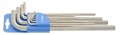 Zestaw długich kluczy imbusowych na plastikowym wieszaku 1/16"-3/8"/9 Unior (617082) 220/3LPH