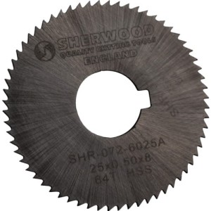 Frez piłkowy 25mm x0,5mm HSS Sherwood SHR0726025A