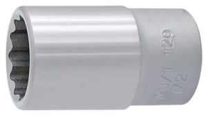 Nasadka 1/2" dwunastokątna 22mm Unior (603824) 190/1 12p