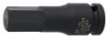 Nasadka 1/2" udarowa z końcówką trzpieniową sześciokątną 6mm Unior (615219) 231/4AHX