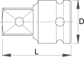 Redukcja udarowa 1" 1"-3/4" Unior (615217) 233.7/4