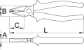 Szczypce uniwersalne 200mm Unior (608670) 405/4G