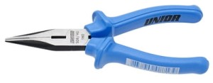 Szczypce półokrągłe długie z bocznym ucinakiem 140mm Unior (608712) 506/4G