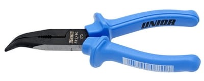 Szczypce półokrągłe długie z bocznym ucinakiem częścią chwytową zagięte 200mm Unior (608721) 512/4G