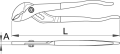 Szczypce nastawne dla hydraulików 240mm Unior (608686) 441/4P