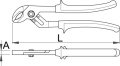 Szczypce nastawne 300mm Unior (607887) 445/1BI