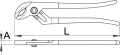 Szczypce nastawne 410mm Unior (608213) 445/1P