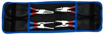 Zestaw szczypiec segera PLUS do pierścieni osadczych wew. zew. w etui 140 (10-25mm) Unior Tools (621624) 539PLUS/1DPCT