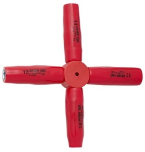 Krzyżakowy klucz nasadowy izolowany 10-13-14-17 Unior (619095) 213/2VDEDP