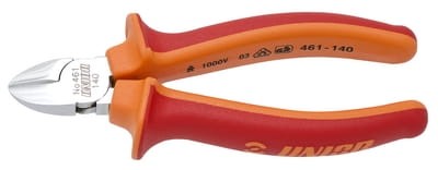 Szczypce tnące boczne izolowane 140mm Unior (610426) 461/1VDEBI