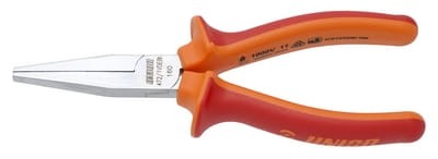 Szczypce płaskie długie izolowane 160mm Unior (610430) 472/1VDEBI