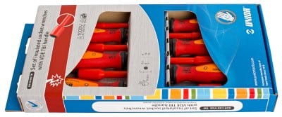 Zestaw izolowanych kluczy nasadowych VDE TBI z rączką 5,5-13/6 Unior (617050) 629CS6VDETBI
