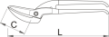 Nożyce dźwigniowe PELIKAN 350mm Unior (615035) 592R/7PR