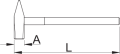 Młotek kowalski 8 Unior (601816) 816