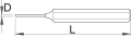 Wybijak cylindryczny 4 Unior (601713) 641/6